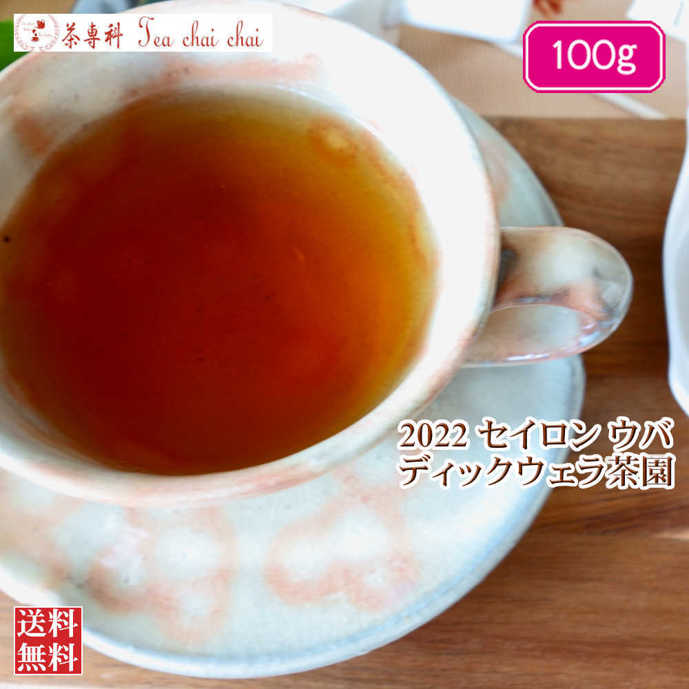 紅茶 茶葉 ウバ ディックウェラ茶園 BOP1/2022 100g【送料無料】 セイロン メール便 紅茶専門店