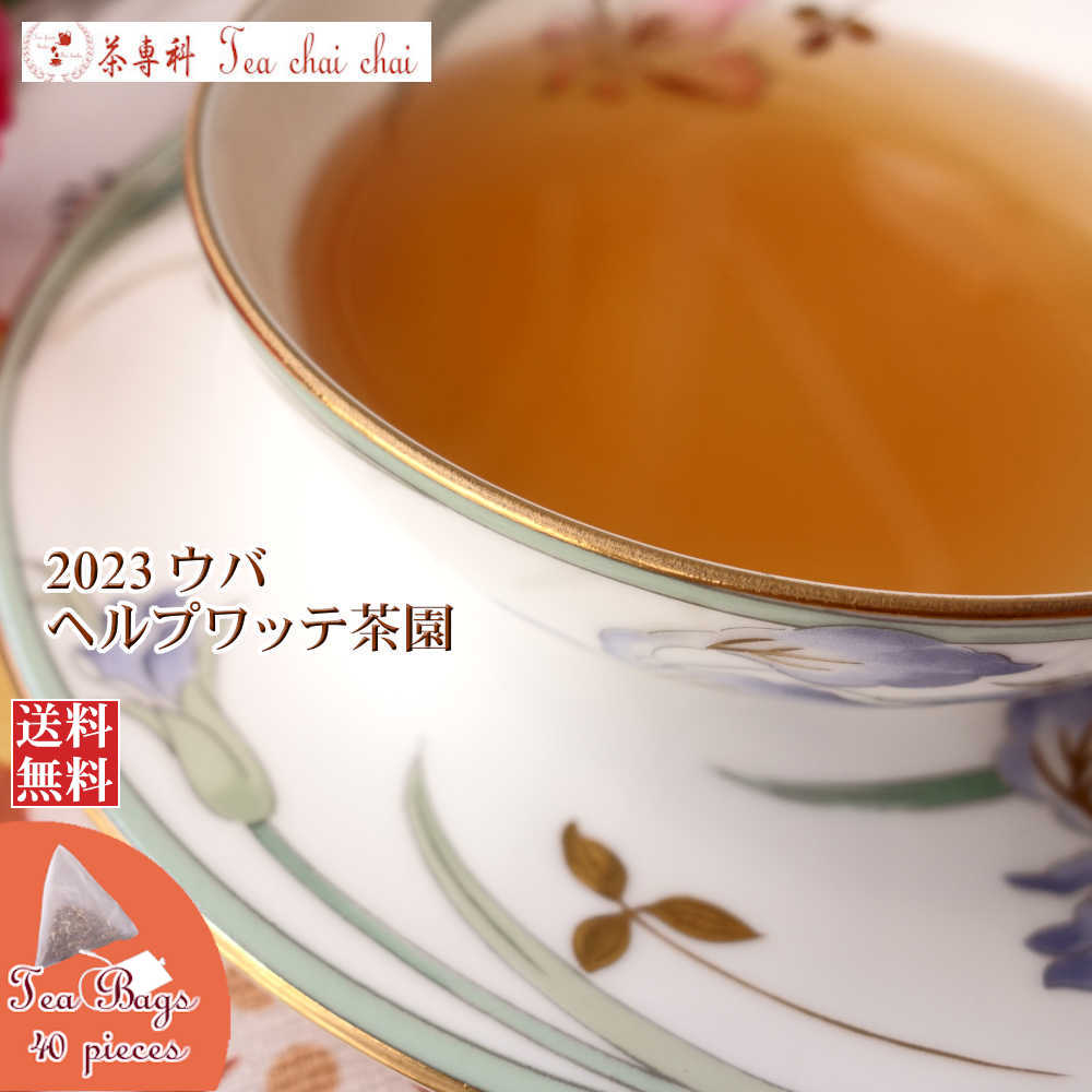 紅茶 ティーバッグ 40個 ウバ ヘルプワッテ茶園 OP1/2023【送料無料】 セイロン メール便 紅茶専門店