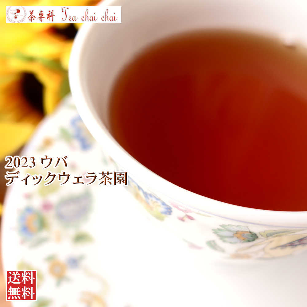 紅茶 茶葉 ウバ ディックウェラ茶園 FBOP/2023 50g【送料無料】 セイロン メール便 紅茶専門店