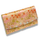 茶道具 懐紙入れ 交織 三つ折帛紗ばさみ ピンク色系 女性用 【C柄】