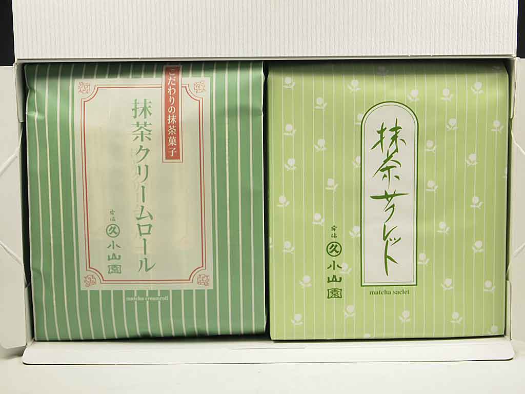 丸久小山園 洋菓子 抹茶スイーツ 抹茶菓子詰合せ 抹茶サクレット10本 抹茶クリームロール10本 こだわりの抹茶菓子 菓SR-13