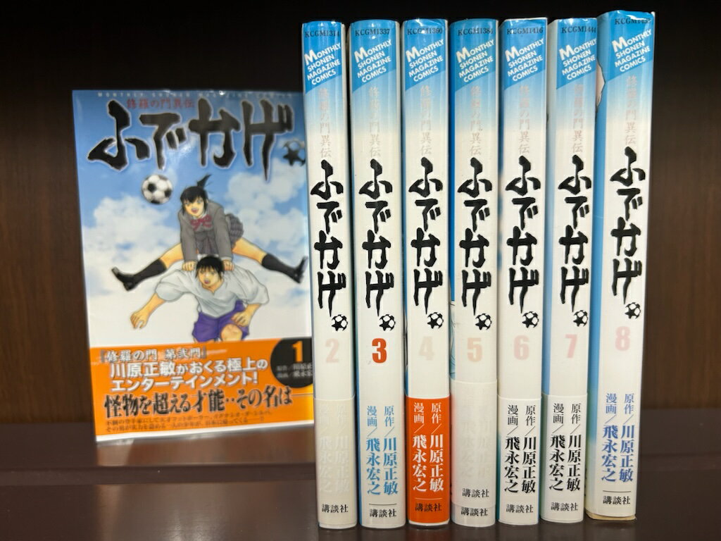 【中古】修羅の門異伝 ふでかげ ＜全8巻完結セット＞（全巻）（コミックセット））講談社/飛永 宏之 経年の劣化によるヤケがあります。