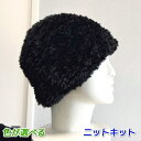 ●編み針セット●毛糸 テディで編むロシアン帽子 手編みキット ダイヤモンド毛糸 無料編み図 編み物キット フェイクファー 極太 ニット帽
