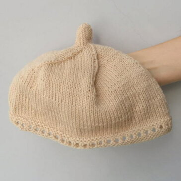 ●編み針セット●ねんねで編むベビー用とんがり帽子 手編みキット ハマナカ 赤ちゃん