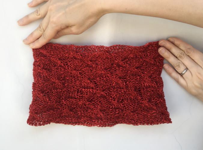 野呂英作の麻衣で編む1玉スヌード 手編みキット 編み図 編みものキット