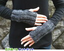スターメで編むシンプルな指なし手袋 手編みキット ハマナカ リッチモア 無料編み図 編みものキット 極太