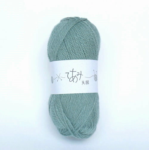 てあみ天国 アルパカ毛糸 わさびいろ 編み物 手編み 並太 アルパカ ペルー 毛糸