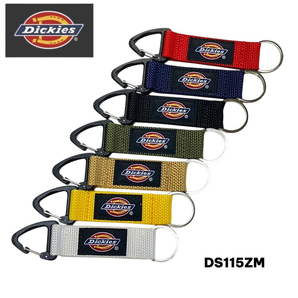 樂天商城 - Dickies ディッキーズ キーホルダー デュラフレックス 自転車 バイク 車 日本製 軽量 メンズ レディース ホワイト イエロー ベージュ モスグリーンブラック ネイビー レッド 7色 DS115ZM