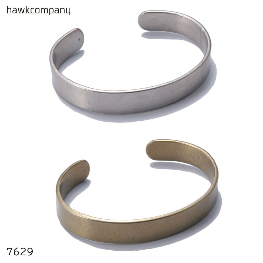 Hawk Company ホークカンパニー バングル 太め 平打ち シンプル 日本製 メンズ レディース アクセサリー Bangle 7629