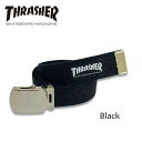 THRASHER スラッシャー ガチャベルト GIベルト 32mm メンズ レディース 作業着ベルト 日本製 コットン レーヨン THR-003