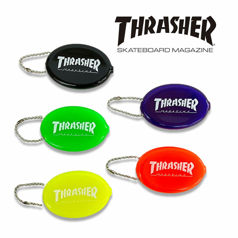 THRASHER スラッシャー Quiky コインケース 小銭入れ コンパクト USA製 メンズ レディース THR-005