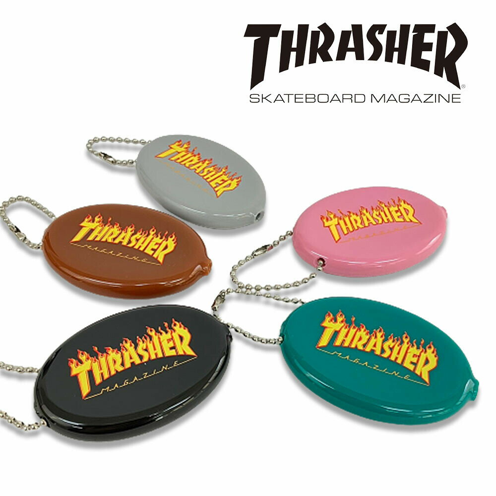 THRASHER スラッシャー Quiky コインケース 小銭入れ コンパクト USA製 メンズ レディース THR-006