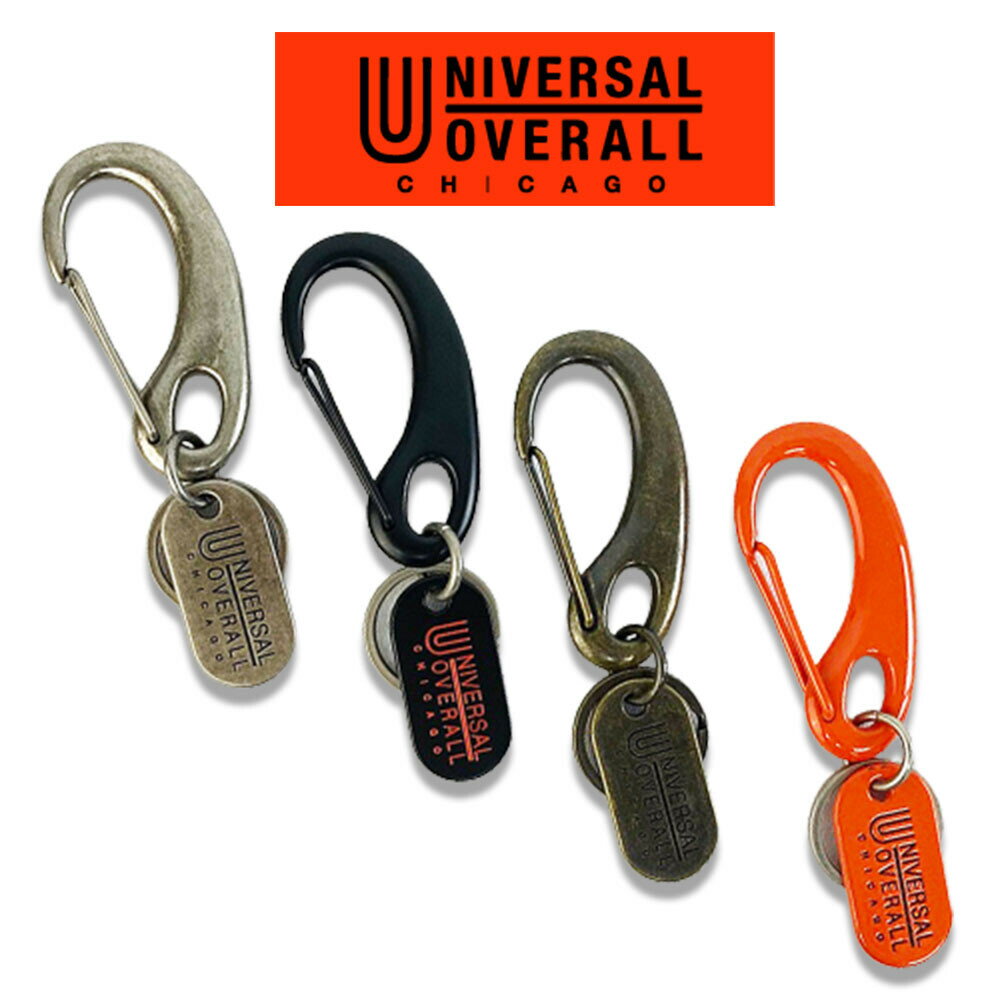 UNIVERSAL OVERALL ユニバーサルオーバーオール カラビナキーホルダー バイク 車 亜鉛合金 メンズ レディース UV187MP