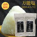 【 万能塩 265g×2袋 】送料無料 だし塩 ふりかけ 出汁塩 子供 出汁 調味料 だし 塩 しお 食塩 調味塩 万能 簡単 便利 人気 海鮮 万能だし ギフ...