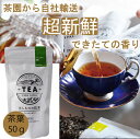 【無農薬】【ほんものの紅茶 緑 茶葉(50g)】 イラム紅茶 スルヤダヤ茶園 ネパール紅茶 水出し紅茶にも最適