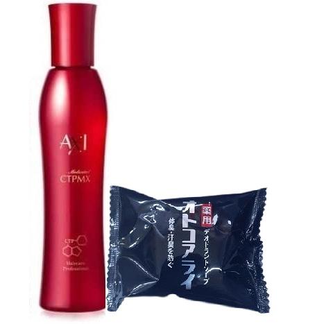 発毛促進 抜毛予防 育毛 薬用 クオレ AXI サイトプライン MX 200ml+オトコアライ 30g set クオレ薬用サイトプラインmx