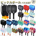 ピックルボールパドル 【レビュー1000】ピックルボール パドル ラケット パドルセット 収納バッグ ボール 初心者 中級者 上級者 持ちやすい スポーツ 運動...