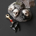 マスクチャーム ハロウィン 黒猫 クロネコ Halloween(4)