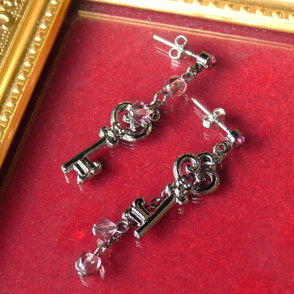 楽天市場】鍵モチーフ（ピアス｜レディースジュエリー・アクセサリー