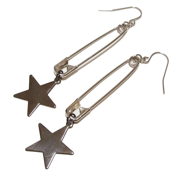 Rakuten - 星 リアル 安全ピン ピアス スター