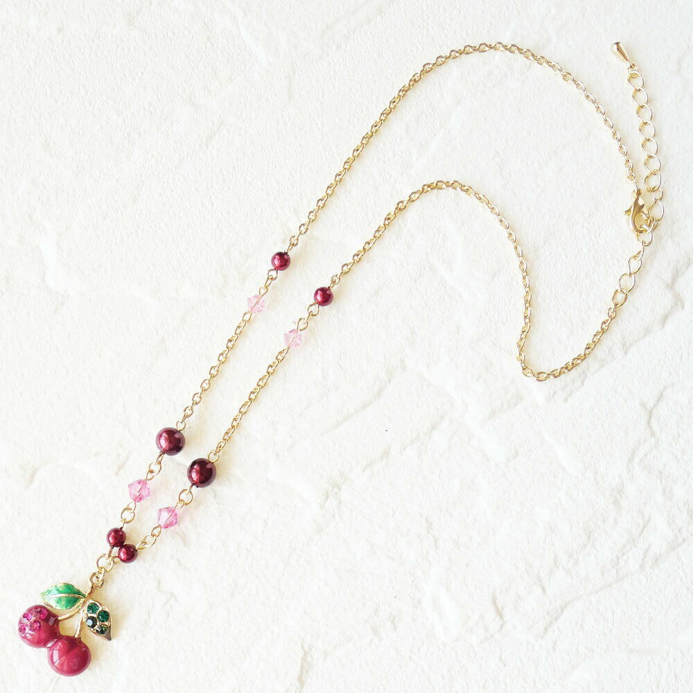 サクランボ ネックレス チェリー フルーツ