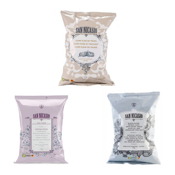 数量限定 サンニカシ3種類味ポテトチップス150gx3袋