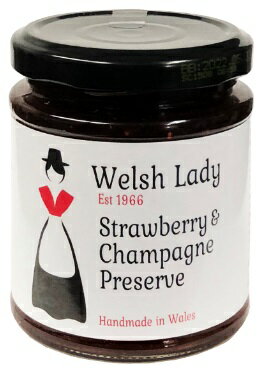 楽天Tea time master英国産　ウェルシュレディ・ストロベリー ウィズ シャンパーニュ（Welsh Lady・Strawberry & champagne Preserve）