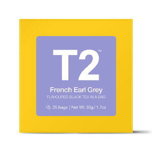 【箱不良】T2 フレンチアールグレイ French Earl Grey 50g (2g×25P)※ラベルの印刷カスレなど バレンタイン ホワイトデー