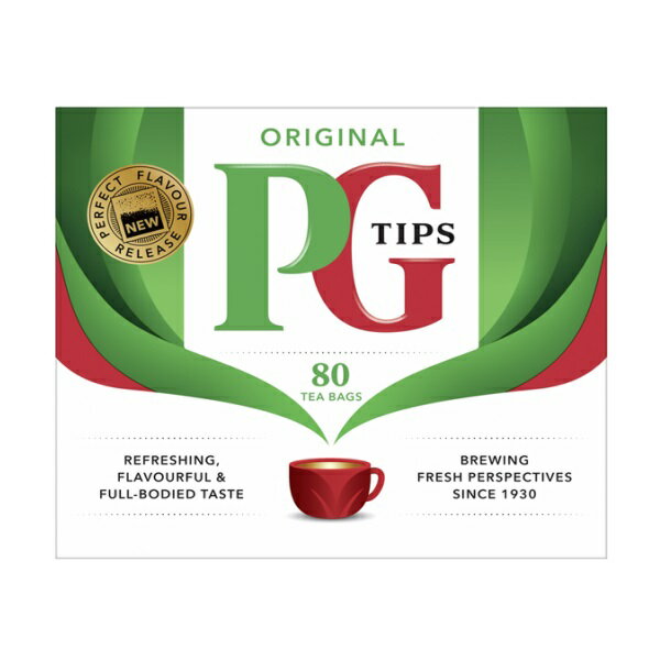 PG Tips ピージーティップス オリジナル ティーバック80袋入 tea bag 英国 午後の紅茶 ティータイム　イギリス、パーティー ミルクティー プレゼント おみやげ ギフト バレンタイン ホワイトデー