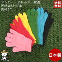 カラー軍手 男性 6色セット 今治タオル綿100% 日本製 アトピー アレルギー 敏感肌 送料無料 お試し 楽天市場限定