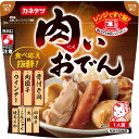 【全品P2倍＆5％OFFクーポン★マラソン限定】肉いおでん 「レンジで簡単調理！」1人前 おでん具 セット 具 ゆで大根 たまご焼 鶏肉 焼ちくわ こんにゃく 肉団子 ウインナーソーセージ 手軽 時短 食材 便利 簡単調理 カネテツ おでん おでんだし