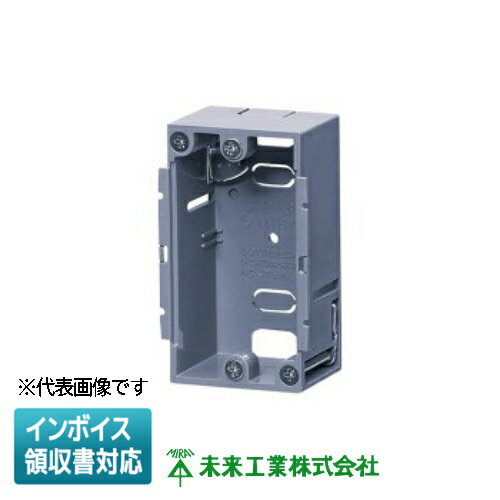 [法人限定] SBP-3H 未来工業 ミライ パネルボックス ホテル用 あと付けはさみボックス ホテル用プレート3コ用 [ SBP3H ]