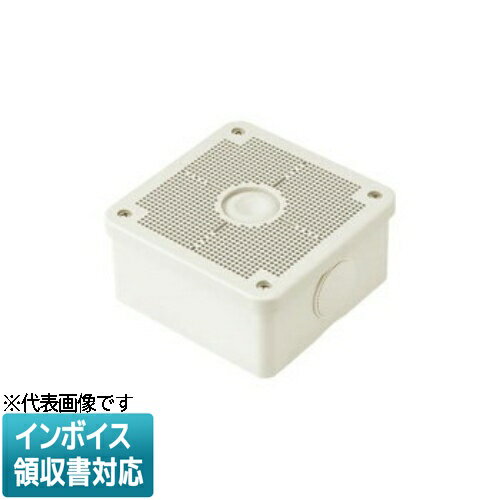 [法人限定] PV4B-ANF1M ミルキーホワイト 未来工業 ミライ 露出用四角ボックス 取付自在蓋 [ PV4BANF1M ]
