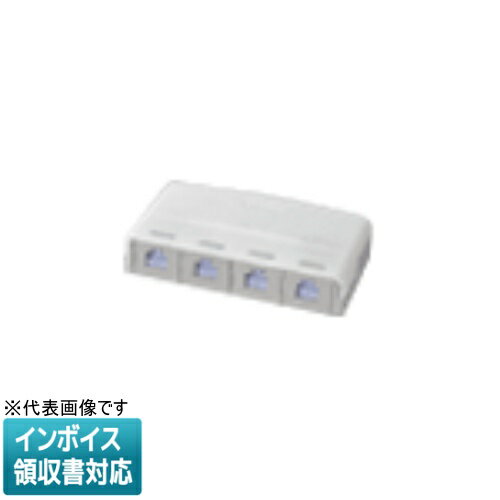 [法人限定] NR3164 パナソニック ぐっとすシリーズ情報モジュラジャック CAT5E 露出型4コ口 [ NR3164 ]