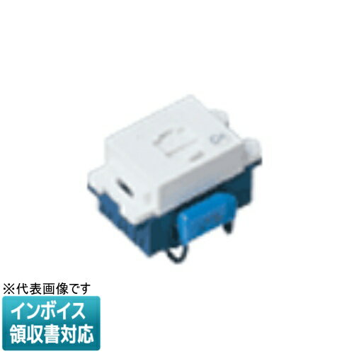 Rakuten - [法人限定] WN4624WK ホワイト パナソニック 埋込C付テレホンモジュラジャック 6極4心 フル端子 [ WN4624WK ]