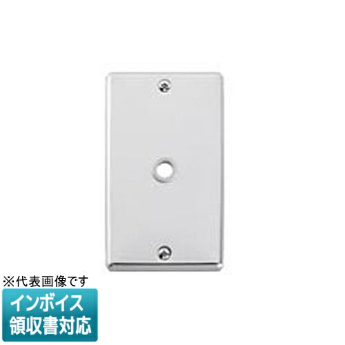 [法人限定] WN7681K パナソニック ステンレス電話線プレート 取付枠付 [ WN7681K ]