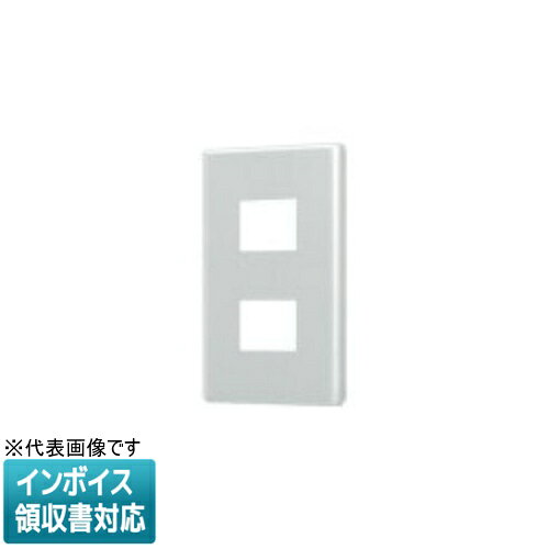 [法人限定] WTF9202K パナソニック コスモシリーズワイド21 新金属コンセントプレート 2型 2コ用 [ WTF9202K ]