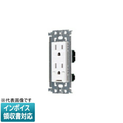 Rakuten - [法人限定] WTL11323W セラミックホワイト パナソニック アドバンスシリーズ 埋込アースターミナル付接地ダブルコンセント 金属枠付 [ WTL11323W ]