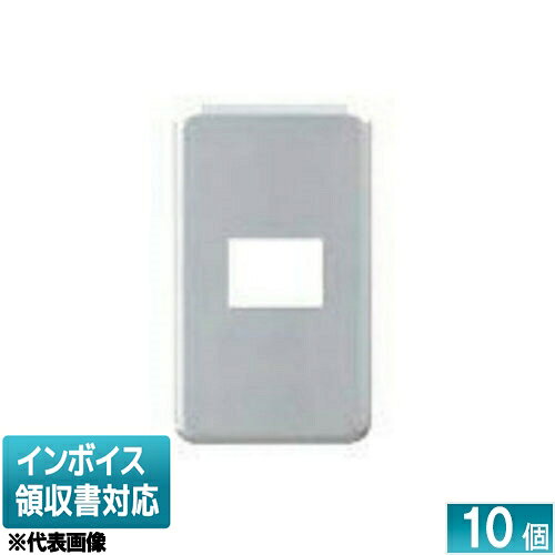 [法人限定] WDG5411(SS) (10個入) 東芝 ※受注品 ワイドアイ配線器具 WIDE-iPLATA プレート 1個用 シルバー