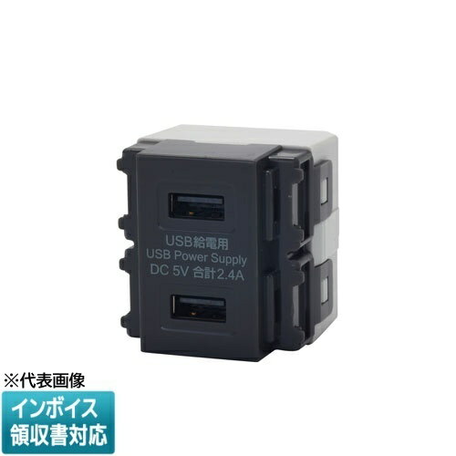 乐天商城 - [法人限定] USB-R3701DG-JP JAPPY ジャッピー USBコンセント USBType-A給電用コンセント（2ポートタイプ） [ USBR3701DGJP ] 690-300-00180