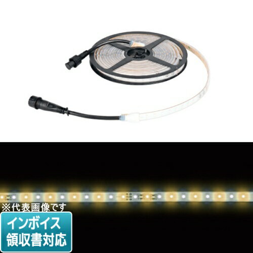 追加接続可能な屋外用テープライト(5m・白/電球色)●屋外用●シリコンモールドテープ●固定用両面テープ付(背面)●断面サイズ：幅12mm×高さ4mm●LED色：白・電球色●長さ：5m●LED数：360個●LED間隔：13.88mm●交互点滅・コントローラーNH　SJ-NH601C対応●全点灯・整流器SJ-603D対応●最大接続長：10m・SJV合計60以下(PAD-60VA-A使用時)・本体サイズ・質量：12mm×5000mm×4mm・460g●駆動方式：AC-ACアダプタ方式 ●定格入力電圧：AC24V ●使用環境条件：-10~40℃、常湿 ●屋外仕様：IP44 ●長さ：5m ●質量：460g ●定格消費電力(全点灯時):20W ●LED色：白・電球色 ●LED数：360個 ●LED間隔：13.88mm ●SJV：21.5 ・梱包仕様　個装梱包：個装箱・シール　個装サイズ・質量：W240×D210×H30mm・580g・1個口・原産国：中国※LEDテープライトは点灯部分の部品です。 　電源や点灯制御の別売部品との組合せで光ります。※この製品は仮設(6ヵ月以内／屋外用)照明器具です。 　恒久施設照明としては使用できません。