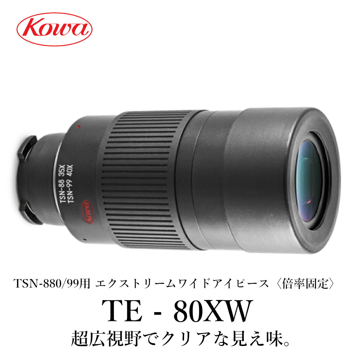 KOWA|コーワ TSN-99/88/770シリーズ用エクストリームワイドアイピース TE-80XW ...