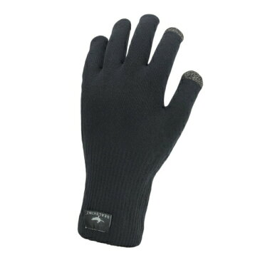 【全国送料無料】 SEALSKINZ Waterproof All Weather Ultra Grip Knitted Glove Black size-M 12100082000120 │ シールスキンズ グローブ 手袋 Mサイズ