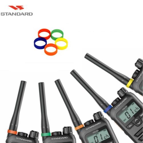 トランシーバー 【 アンテナバンド 】 STANDARD スタンダード 5色 12個 6個 レッド S8003159 グリーン S8003167 イエロー S8...