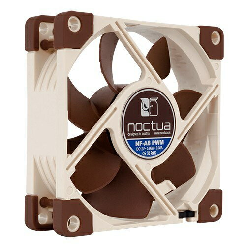 Techaceのノクチュア Noctua NF-A8 FLX プレミアム 80mm 冷却ファン空冷 / 冷却ファン / PCファン / AMD / intel / LGA / Xeon / PCケースファン / 静か / 自作PC / パソコン周辺機器 / サーバーカスタマイズ / ゲーミングPC / 茶色いケースファン / PC組立 / PC改造 / MOD｜アングル2