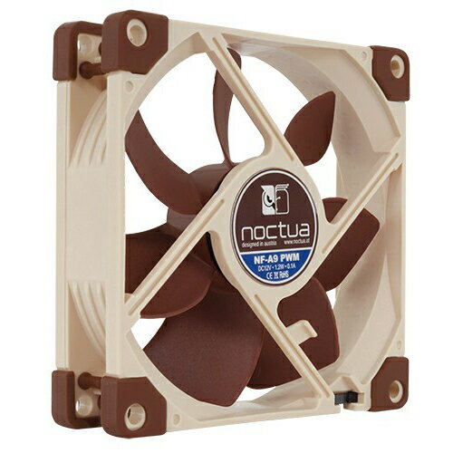 ノクチュア Noctua NF-A9 FLX 92mm 3ピン 1600rpm プレミアム 冷却ファン空冷 / 冷却ファン / PCファン / AMD / intel / LGA / Xeon / PCケースファン / 静か / 自作PC / パソコン周辺機器 / サーバーカスタマイズ / ゲーミングPC / PC組立 / MOD / 茶色いPCファン