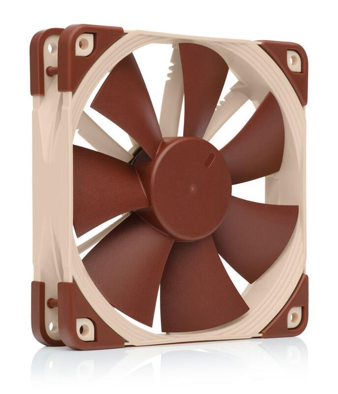 ノクチュア Noctua NF-F12 5V PWM 4ピン 1500rpm 120mm冷却ファンPCファン / パソコンのファン / スクエアファン / 空冷 / 冷却ファン / 静かなファン / PCパーツ / 自作PC / サーバー / PCカスタマイズ / ゲーミング / PC組立 / ブラウン / 茶色のファン