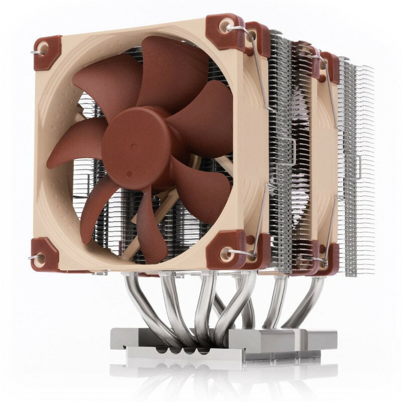 ノクチュア Noctua NH-D9 DX-3647 4U　クーラー/ 3U対応 / ケースファン / ファン / 12V / 空冷 / PCファン / NF-A9 PWM / Intel Xeon LGA3647 / DX-3647ラインクーラー / デュアルファン / セカンドファン / 静動 / ブラウン / 自作PC / 92mm