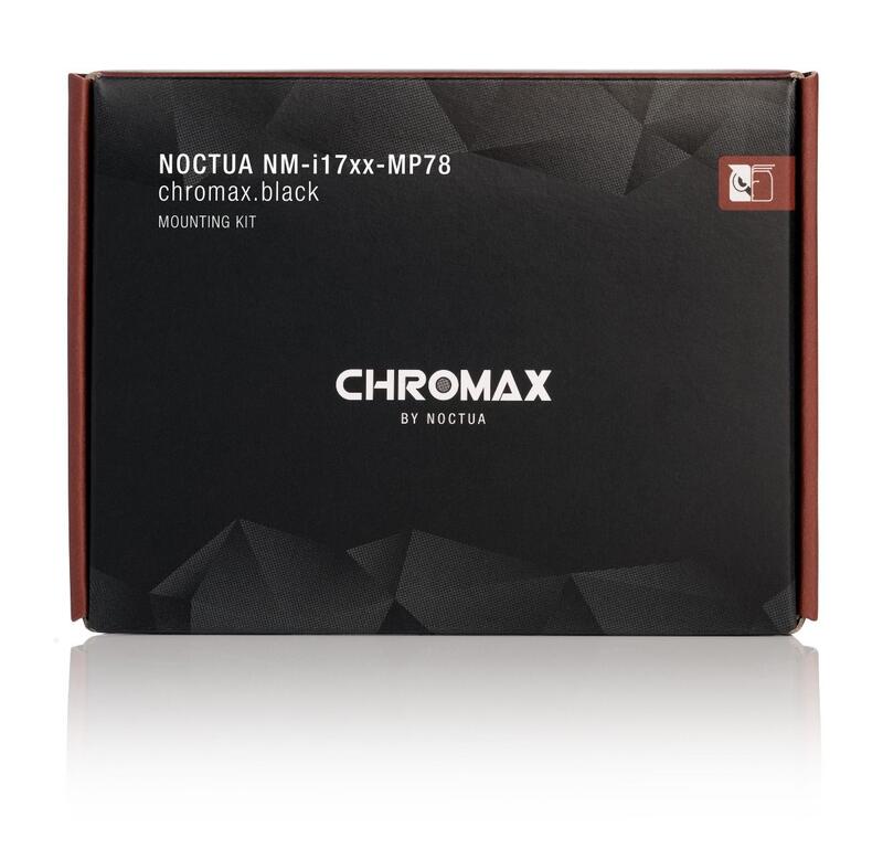 ノクチュア Noctua NM-i17xx-MP78 chromax.black マウントキット - ブラックnoctua / intel / LGA1700 / CPUクーラー / PC周辺機器 / 簡単取り付け / 空冷 / 冷却ファン / 冷却装置 / ヒートシンク / 温度低下 / アップグレード / CPU / 取付けピッチ78mm