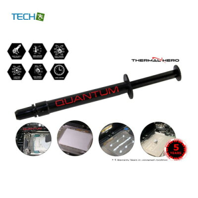 Thermal Hero QUANTUM サーマルペースト グリス 2 g (TH-501702) /PC/PCパーツ/クーラー/FAN/ファン/冷却/CPUクーラー/アクセサリー/グリス/熱伝導グリス/サーマルコンパウンド/コンパクトサイズ/お試しサイズ/非導電性/サーマルヒーロー/低温工学/オーバーロック - Image 3